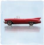 Cadillac Eldorado Biarritz Raindrop Motorama Dream Car 1958 года
